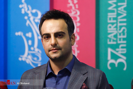 حامد کمیلی ، بازیگر، در نشست خبری فیلم سینمایی جمشیدیه 