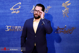 بهرام رادان ، بازیگر، در فرش قرمز فیلم سینمایی ایده اصلی