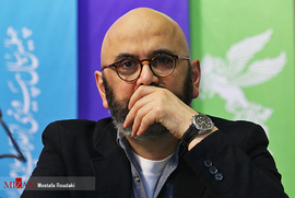 حبیب رضایی، بازیگر، در نشست خبری فیلم سینمایی سرخ پوست