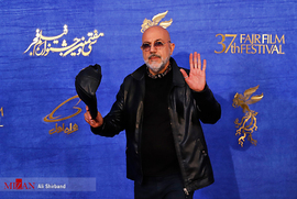 محمدرضا دلپاک ،صداگذار، در فرش قرمز فیلم سینمایی جان دار 