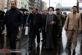 حضور حجت الاسلام شهیدی در راهپیمایی ۲۲ بهمن ۹۷