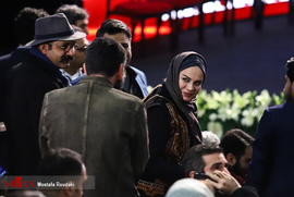 نرگس آبیار ، کارگردان فیلم شبی که ماه کامل شد، در اختتامیه جشنواره فیلم فجر ۹۷