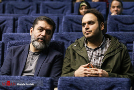 محمد حسین مهدویان و سید محمود رضوی دراختتامیه هشتمین جایزه سینمایی ققنوس