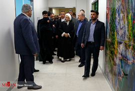 بازدید آیت الله آملی لاریجانی رئیس قوه قضاییه از مراحل ساخت بیمارستان فوق تخصصی قوه قضاییه