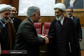 حجت الاسلام والمسلمین صادقی ،معاونت فرهنگی قوه قضائیه، در نشست مدیران دادگستری تهران