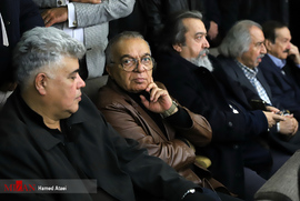مسعود فروتن در مراسم ترحیم مرحوم خشایار الوند