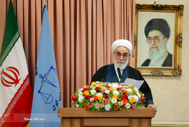 حجت الاسلام والمسلمین محمدی گلپایگانی در مراسم تکریم و معارفه رئیس قوه قضاییه