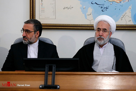 حجت الاسلام موحد و اسماعیلی در جلسه مسئولان عالی قضائی
