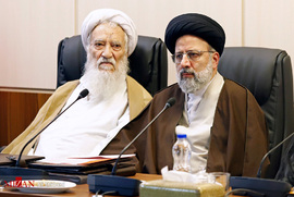 آیت الله رئیسی و آیت الله موحد کرمانی در جلسه مجمع تشخیص مصلحت نظام