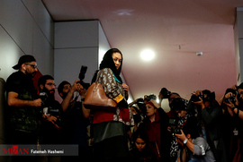 نیکی کریمی در چهارمین روز سی و هفتمین جشنواره جهانی فیلم فجر