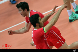 دومین دیدار تیم های والیبال ایران و روسیه در لیگ جهانی 2015