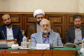 جواد لاریجانی در همایش روسای کل دادگستری‌ها و دادستان‌های مراکز استان‌ها با حضور رئیس قوه قضاییه