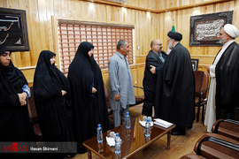 دیدار رئیس قوه قضاییه با خانواده های دو مرزبان ربوده شده