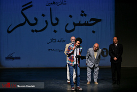 مجید نوروزی در شانزدهمین جشن بازیگر خانه تئاتر