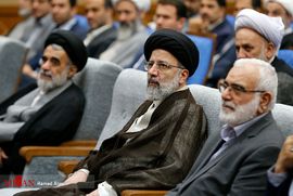 بختیاری و آیت الله رئیسی در بازدید از دادگاه‌های تجدید نظر استان تهران