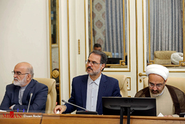 حجت الاسلام محمد مصدق، خداییان و ناصر سراج در نخستین جلسه شورای راهبردی دادرسی الکترونیکی