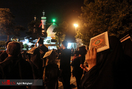 مراسم احیاء شب بیست و سوم ماه مبارک رمضان در امامزاده عبدالله گرگان