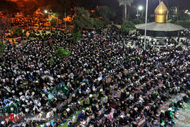مراسم احیاء شب بیست و سوم ماه مبارک رمضان در امامزاده عبدالله گرگان