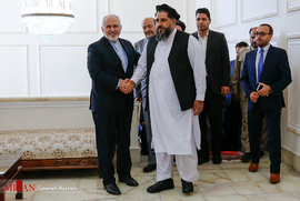 دیدار رییس مجلس سنای افغانستان با ظریف