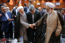 مراسم تکریم و معارفه رئیس کل دادگستری استان تهران