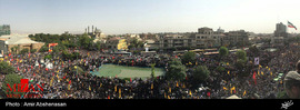 مراسم تشیع پیکر پاک 270 شهید تازه تفحص‌ شده دوران دفاع مقدس در میدان بهارستان
