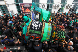 مراسم عزاداری تاسوعای حسینی (ع) در روستای اورطشت مازندران