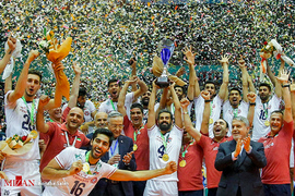 قهرمانی تیم ایران در مسابقات والیبال قهرمانی آسیا