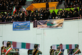تجمع ۱۲ هزار نفری بسیجیان وزارتخانه‌ها و ادارات استان تهران
