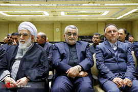 علاءالدین بروجردی در مراسم ترحیم فرزند سفیر ایران در روسیه