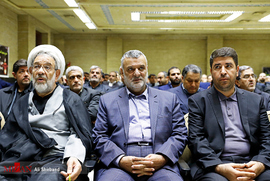محمود حجتی در مراسم ترحیم فرزند سفیر ایران در روسیه