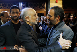 علی اکبر صالحی در مراسم ترحیم فرزند سفیر ایران در روسیه