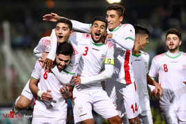 دیدار تیم‌های فوتبال جوانان ایران و قرقیزستان
