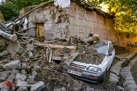 خسارات زلزله در روستای بالسین میانه