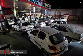 وضعیت پمپ بنزین‌ها در شب سهمیه بندی در خراسان شمالی