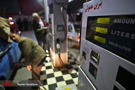 وضعیت پمپ بنزین‌ها در شب سهمیه بندی در خراسان شمالی