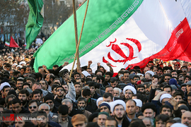 راهپیمایی و عزاداری مردم در پی شهادت سردار سلیمانی - مشهد