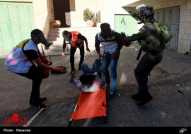 مجروح شدن جوان فلسطینی در جریان درگیری با رژیم صهیونیستی