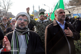 راهپیمایی مردم بعد از نماز جمعه در مشهد 