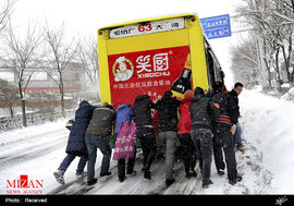 برف و یخبندان سنگین در شمال غرب چین