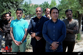 تشییع پیکر حسین جوادی خبرنگار ورزشی
