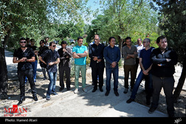 تشییع پیکر حسین جوادی خبرنگار ورزشی
