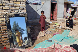 خسارات ناشی از سیل در روستای زهکلوت - کرمان