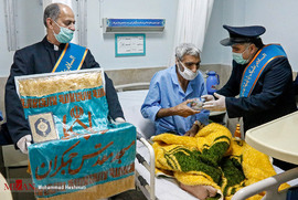 قدردانی خادمین مسجد جمکران از کادر درمان دانشگاه علوم پزشکی سبزوار‎