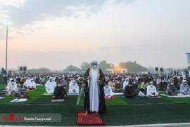 اقامه نماز عید سعید فطر در کیش 
