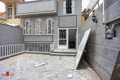 تخریب منزل مسکونی بر اثر انفجار گاز - قم