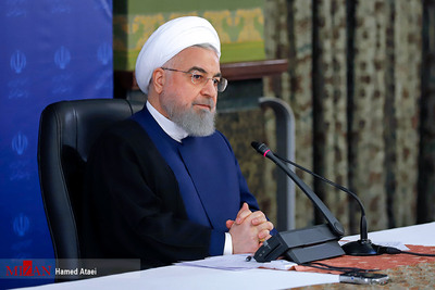 حضور حسن روحانی در جلسه ستاد ملی مبارزه با کرونا