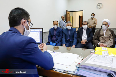 بازدید حجت الاسلام والمسلمین منتظری دادستان کل کشور از از دادسرا‌های ناحیه ۲۷ و ۳۴تهران