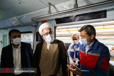 بازدید حجت الاسلام والمسلمین منتظری دادستان کل کشور از شرکت واگن سازی تهران