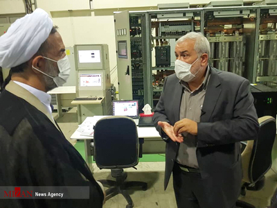 در سومین روز از هفته قوه قضائیه بازدید حجت الاسلام والمسلمین درویشیان رییس سازمان بازرسی کل کشور از شرکت مپنا در تهران 