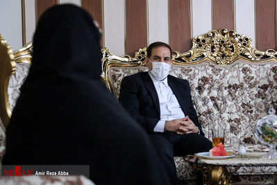 حضور رییس دفتر بازرسی قوه قضاییه در منزل جانباز سرافراز ابوالحسن حنجی